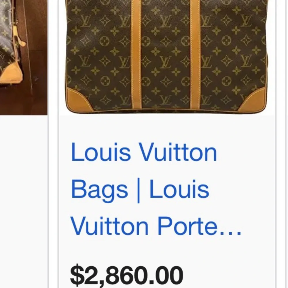 Sale!!! Louis Vuitton Brown and Tan Monogram Travel Bag